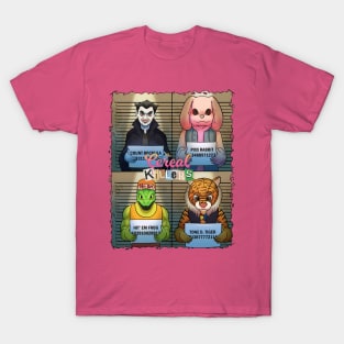 The Cereal Killers Police Lineup T-Shirt